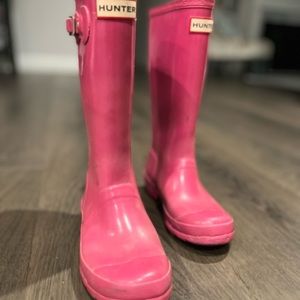 Hunter Rain Boots Small Girl Size 2